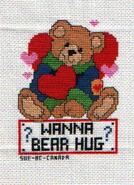 Cross stitch square for Georgia's quilt