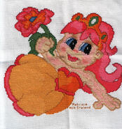 Cross stitch square for Georgia's quilt