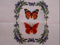 Cross stitch square for Ava S's quilt