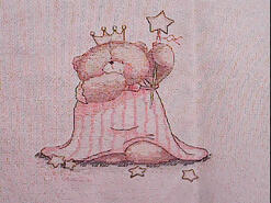 Cross stitch square for Gracie-Louise's quilt