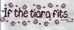 Cross stitch square for Lillie-Mae L's quilt