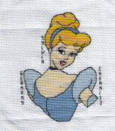 Cross stitch square for Lillie-Mae L's quilt