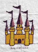 Cross stitch square for Lillie-Mae L's quilt