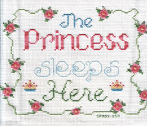 Cross stitch square for Lillie-Mae L's quilt