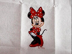 Cross stitch square for Mia B's quilt