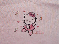 Cross stitch square for Kiera F's quilt