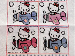 Cross stitch square for Kiera F's quilt