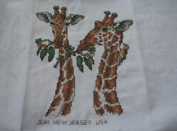 Cross stitch square for Alan S's quilt