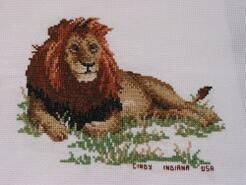 Cross stitch square for Alan S's quilt