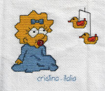 Cross stitch square for Aaron H's quilt