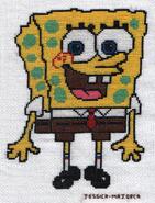 Cross stitch square for Aaron H's quilt