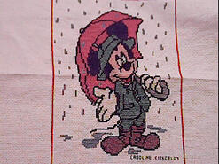 Cross stitch square for Owen T's quilt