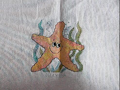 Cross stitch square for Benjamin H's quilt