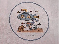 Cross stitch square for Benjamin H's quilt