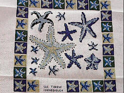 Cross stitch square for Benjamin H's quilt