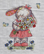 Cross stitch square for Freya P's quilt