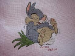 Cross stitch square for Freya P's quilt
