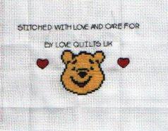 Cross stitch square for Eve H's quilt