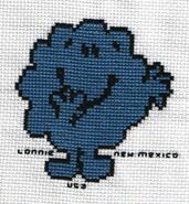 Cross stitch square for Lauren B's quilt