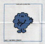 Cross stitch square for Poppy H's quilt