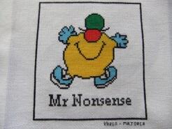 Cross stitch square for Poppy H's quilt