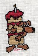 Cross stitch square for Ashleigh H's quilt
