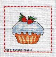Cross stitch square for Ashleigh H's quilt