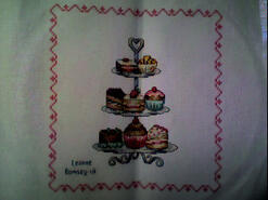Cross stitch square for Ashleigh H's quilt