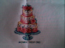 Cross stitch square for Ashleigh H's quilt