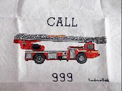 Cross stitch square for Sam F's quilt