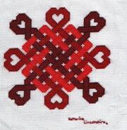 Cross stitch square for Natasha F's quilt