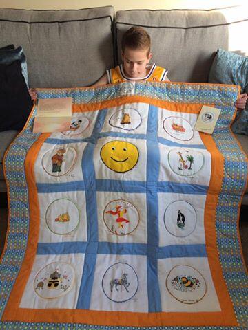 Photo of Andrew Cs quilt