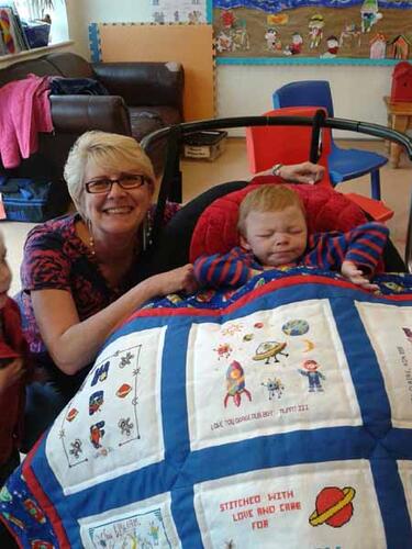Photo of William Fs quilt