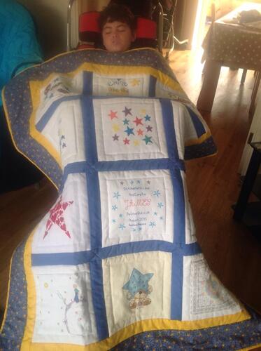 Photo of James Hs quilt