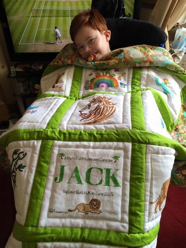Photo of Jack Ms quilt