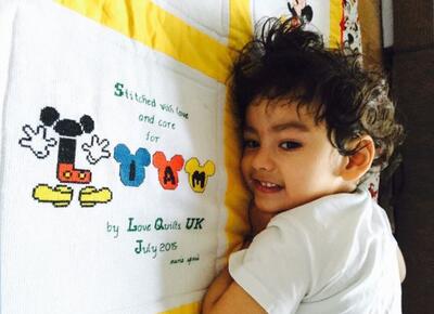 Photo of Liam Gs quilt