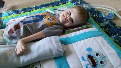 Photo of Louie Bs quilt