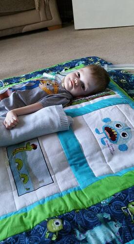 Photo of Louie Bs quilt