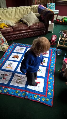 Photo of Eric As quilt