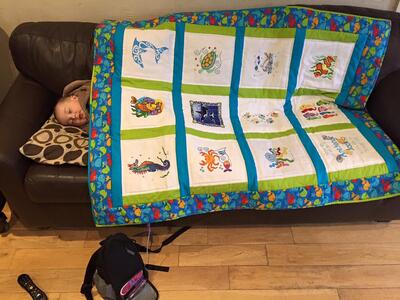 Photo of Anthony-Jacks quilt