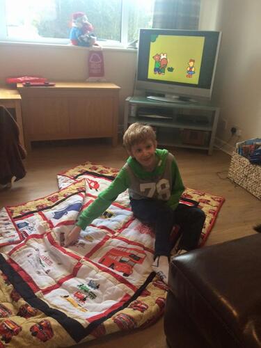 Photo of Samuel As quilt