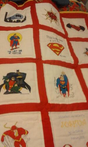 Photo of Joshua Ts quilt