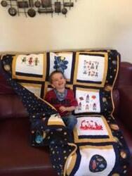Photo of Tom Ms quilt