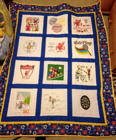 Photo of Danny Fs quilt