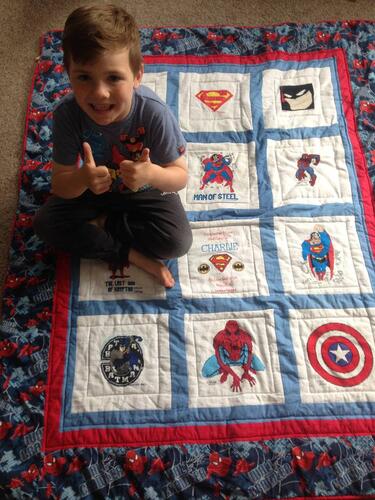 Photo of Charlie Cs quilt