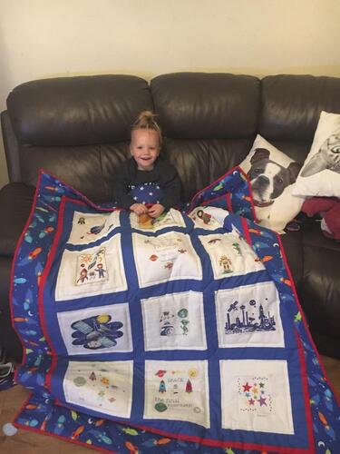 Photo of Taylors quilt
