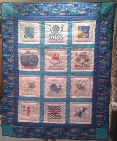Photo of Drew Cs quilt