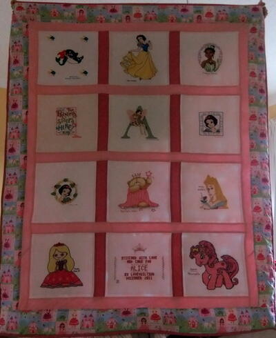 Photo of Alice Bs quilt