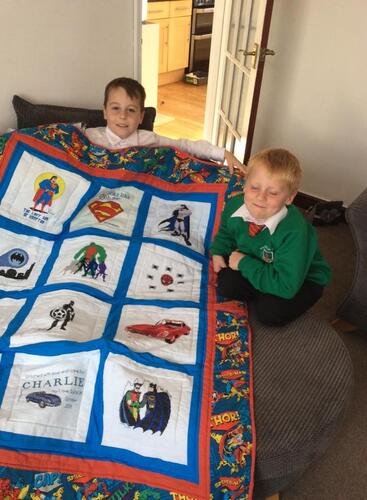 Photo of Charlie Cs quilt