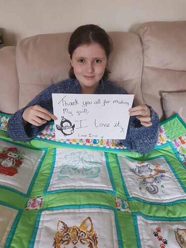 Photo of Erin As quilt